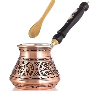 22,99 $ | Caffettiera turca da 12 once, caffettiera turca Briki, greca, araba, per 4 persone, Cezve, Ibrik, Brik, piano co...