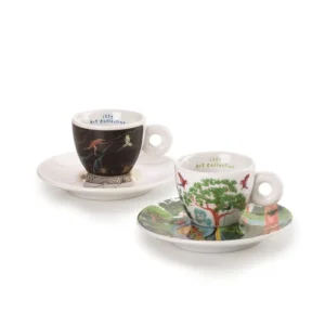 24957 ILLY SET DA 2 TAZZINE DA ESPRESSO ART COLLECTION BIENNALE ARTE 2024