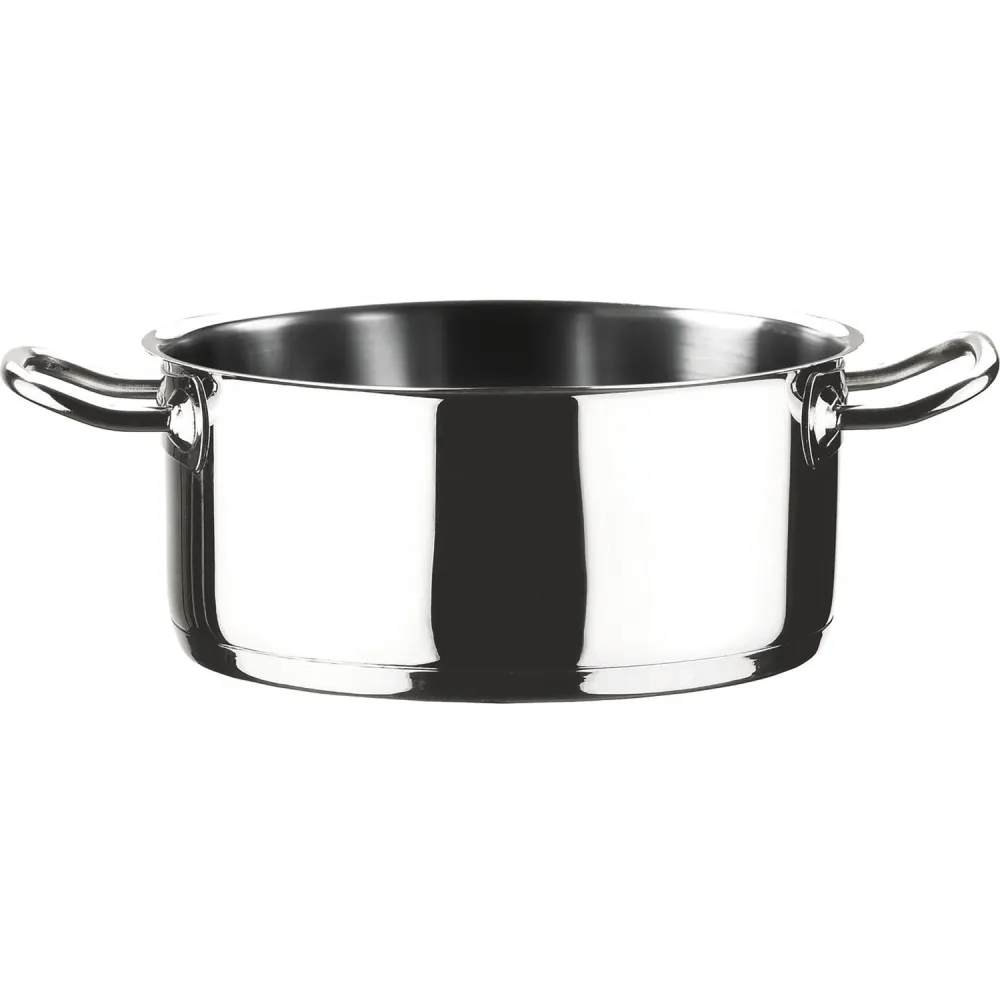 ABERT - Casseruola acciaio inox 18/10 Linea Daily Plus - h12 cm diametro 24 cm