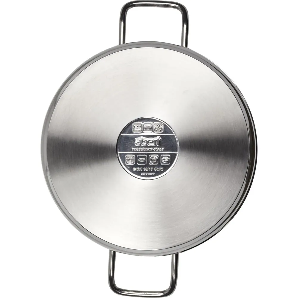 ABERT - Casseruola acciaio inox 18/10 Linea Daily Plus - h9 cm diametro 18 cm
