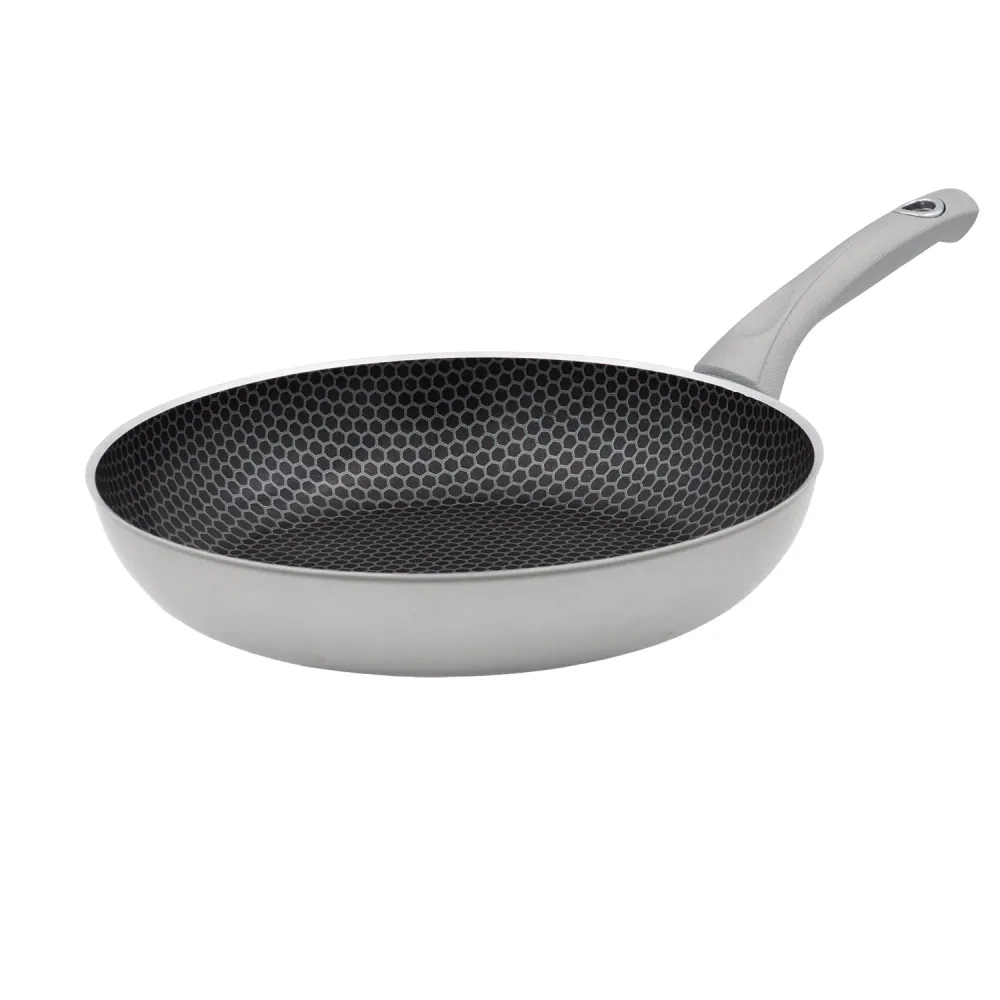 ACCADEMIA MUGNANO - Padella Alta Linea Bee Antiaderente Nido d’Ape diametro 28 cm - Fondo AM Professional Induction