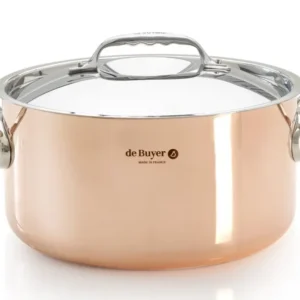 DE Acquirente Vegetable Pot Materiale Ottimo Materiale Copperedelst. Ø28 cm, coperchio, induk. DB6242.28
