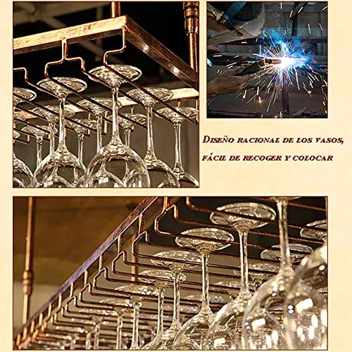 Rastrelliere per bicchieri da vino Bottiglia di vino / stand Bicchiere da vino, Ciondolo vetro per vino Creativo Can Hang...