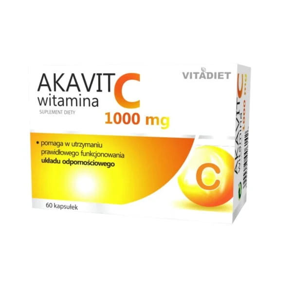 Akavit Vitamine C 1000 MG resistenza 60 capsule VITADIET