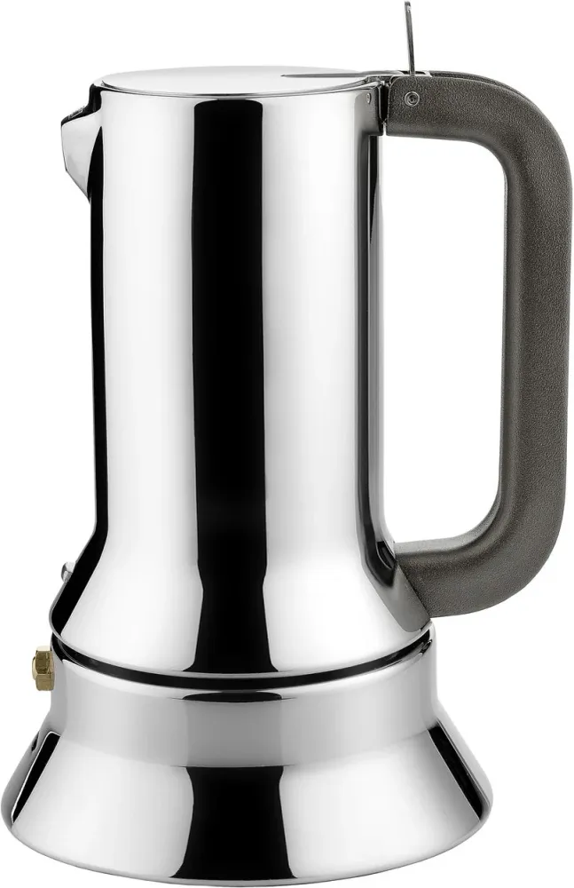 ALESSI Caffettiera espresso tazze 3 acciaio inossidabile 18/10 induzione 9090/3