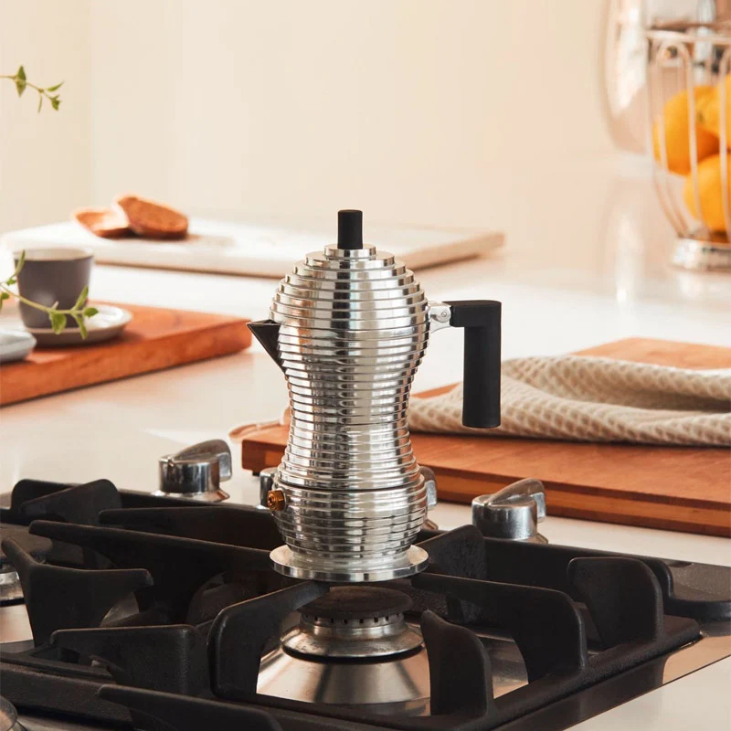 Alessi Caffettiera Pulcina Acciaio 6 Tazze