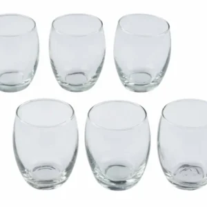 Alpina bicchieri vetro 350ml 6 pezzi 7,7x10cm