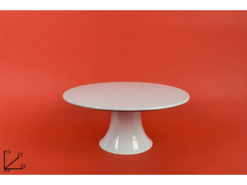 Alzata plastica bianco diametro 22cm