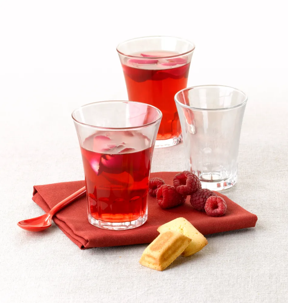 AMALFI - Tazza vetro trasparente 9 cl (set da 4)