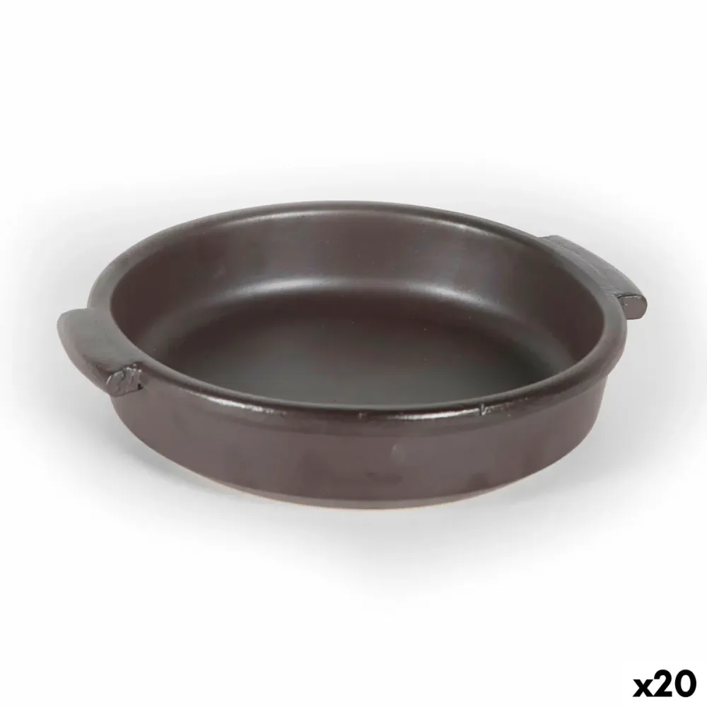 Teglia Anaflor Barro Anaflor Nero Ceramica Ø 15 cm (20 Unità)