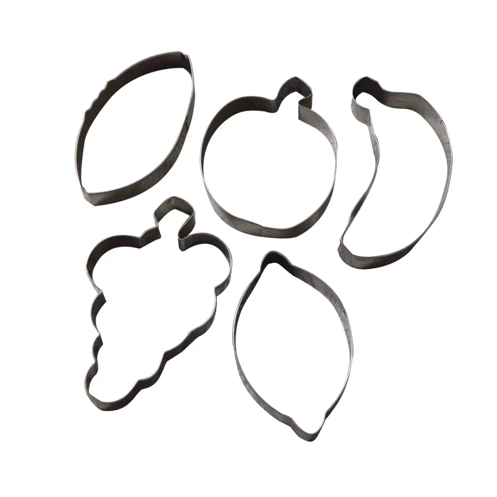 Anello da Ø5,5 cm con 5 tagliabiscotti di forme assortite