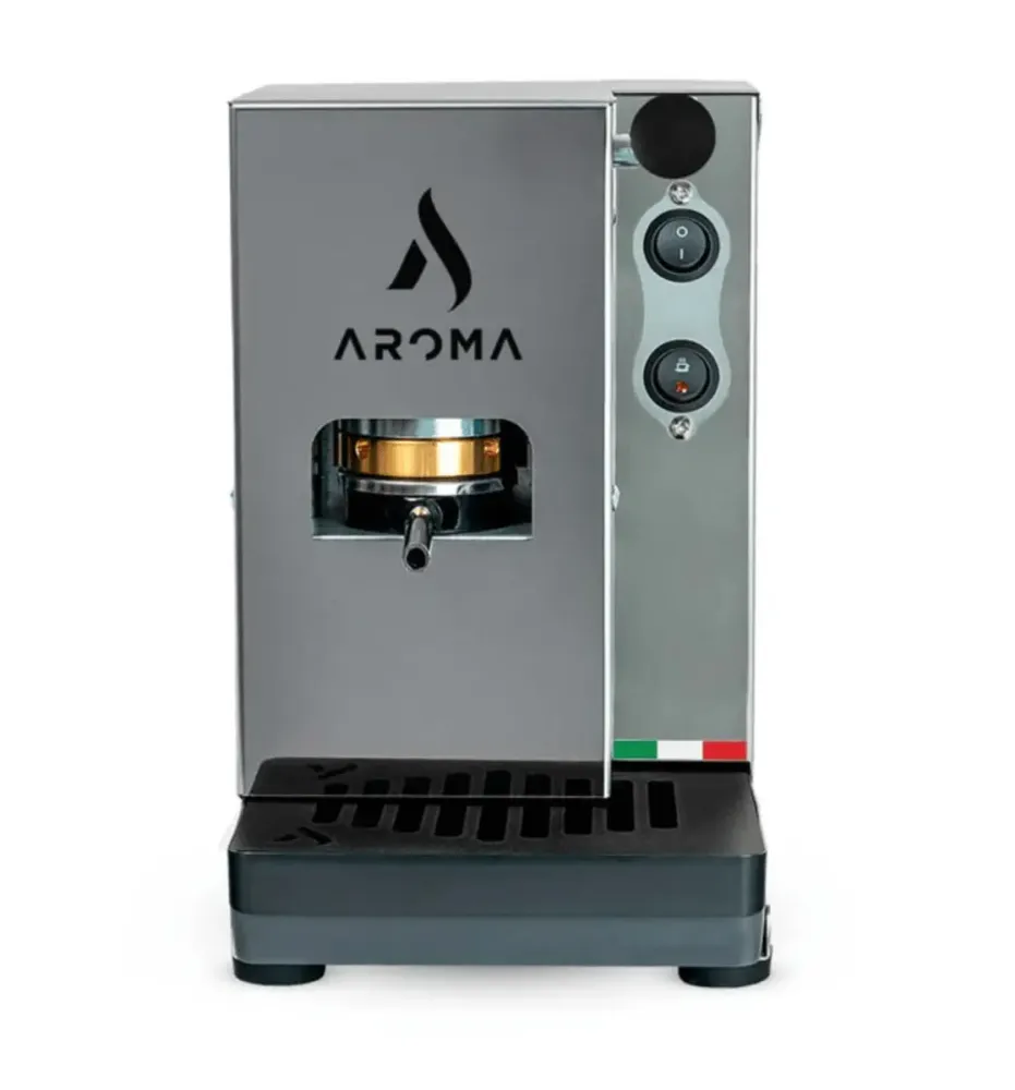 Aroma Plus Silver – Macchina da caffè espresso capsule E.S.E premium italiana