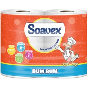 Asciugatutto soavex bum bum 2 rotoli$