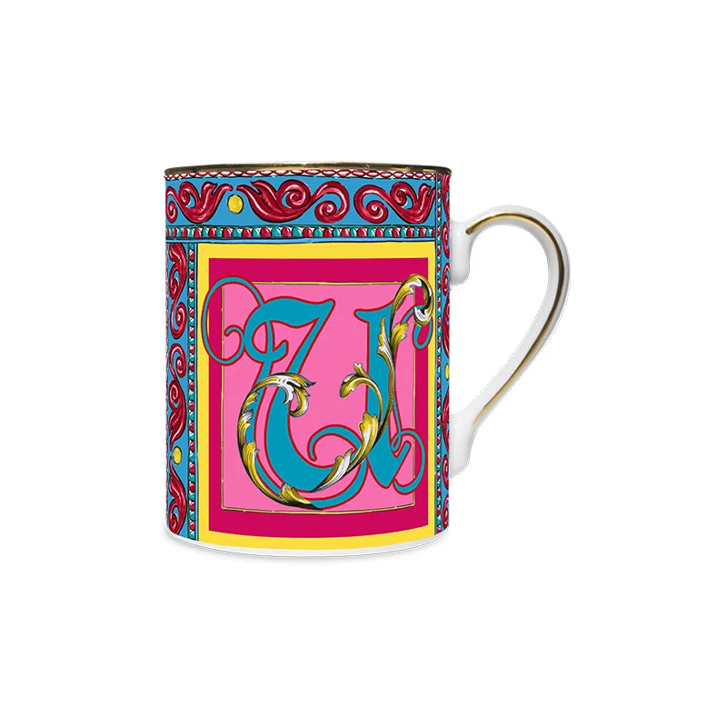 Baci Milano Mug Porcellana Ortigia Lettera U