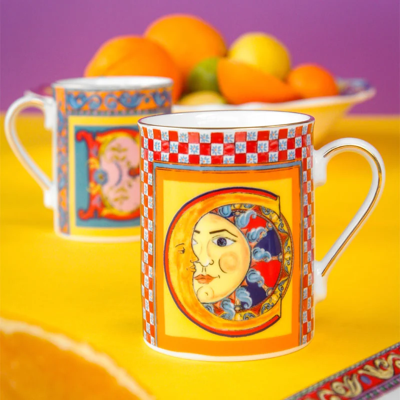 Baci Milano Mug Porcellana Ortigia Lettera U