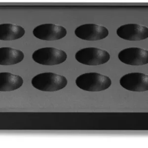 BALMUDA Plate Pro Takoyaki Plate K10-B100 Black Non-Stick Cooking Surface
