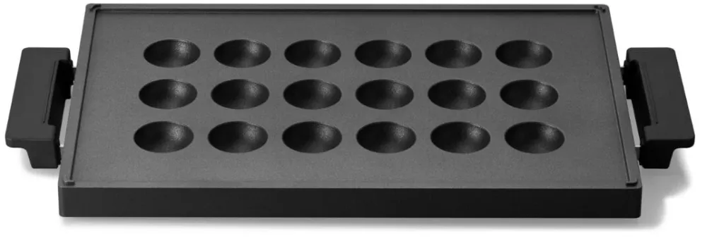 BALMUDA Plate Pro Takoyaki Plate K10-B100 Black Non-Stick Cooking Surface