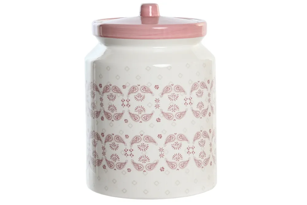Barattolo dolomite 15,5x15,5x21cm 2,35l colore rosa
