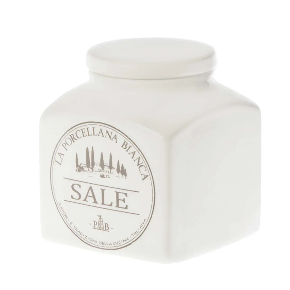 Barattolo Porcellana Sale