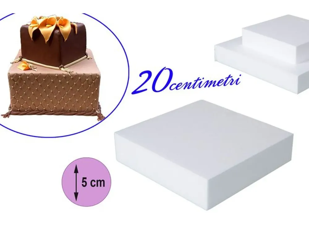 Base polistirolo 20x20x5cm