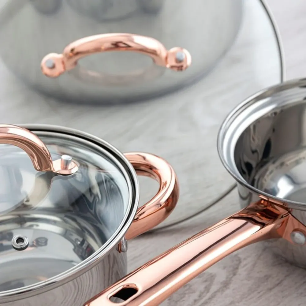 Batteria da Cucina Quid Vanity Acciaio inossidabile 4 Pezzi