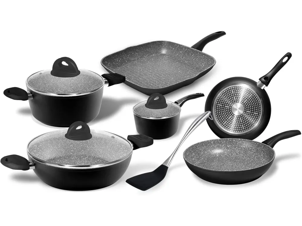Batteria 10 pezzi stone black y00agd0398/g