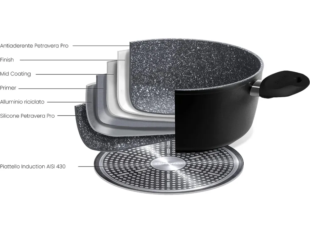 Batteria 10 pezzi stone black y00agd0398/g