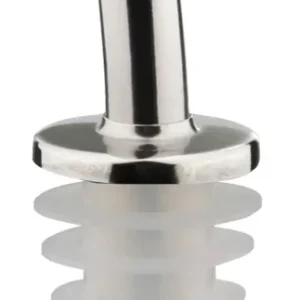 2 beccucci gastro acciaio inox, tappi silicone, sportelli metallo