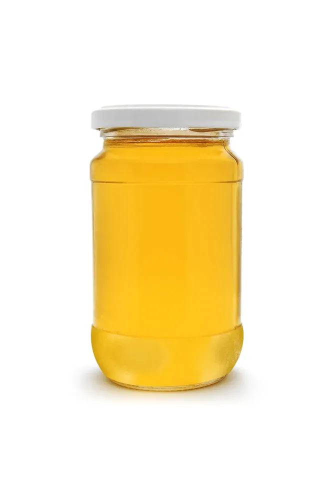 750 ml/1 kg Round Glass Jars Honey Containers White Lids Beekeeping Gear