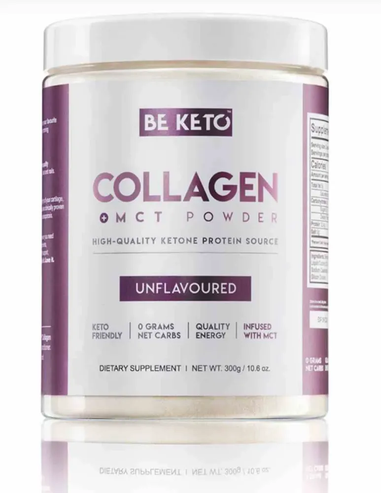 BeKeto Keto Collagene con olio MCT insapore 300g
