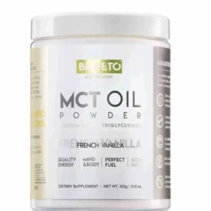 BeKeto polvere di olio MCT gusto vaniglia francese 300g