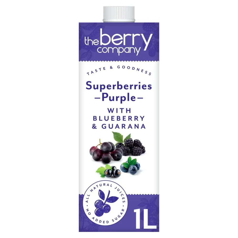 Berry Co. Superberries Viola e Succo di Guaranà 1L
