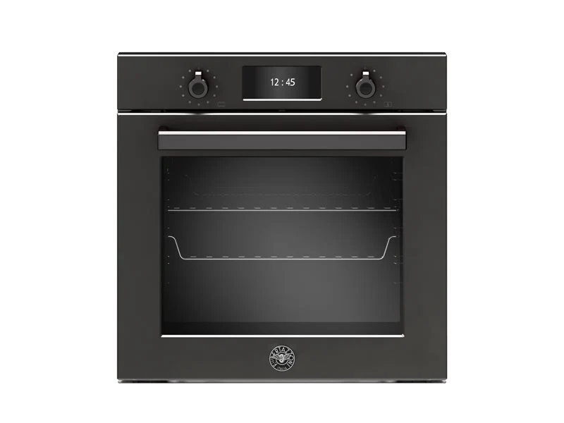 Ⓜ️🔵🔵🔵 BERTAZZONI F6011PROVPTX/23 - Forno da incasso, Carbonio, 60 cm, Serie Professional, Elettrico Pirolitico, Display TF...