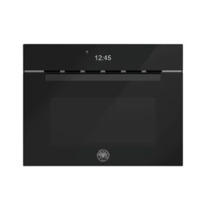 Ⓜ️🔵🔵🔵 BERTAZZONI FMOD4077MTB1 - Forno Microonde Combinato, Vetro Nero, 60x45 cm, Serie Modern, Display TFT, 7 Funzioni