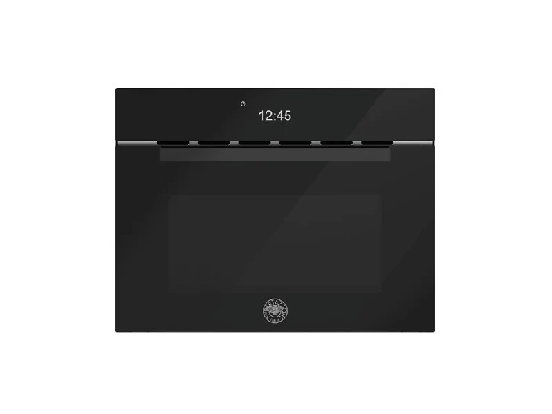 Ⓜ️🔵🔵🔵 BERTAZZONI FMOD4077MTB1 - Forno Microonde Combinato, Vetro Nero, 60x45 cm, Serie Modern, Display TFT, 7 Funzioni