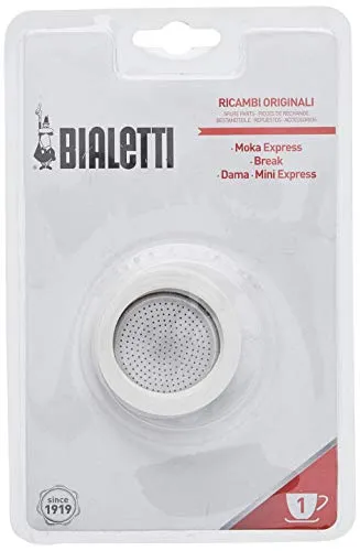 Bialetti 0800001 3 Guarnizioni e 1 Piastrina, 1 Tazza, multi
