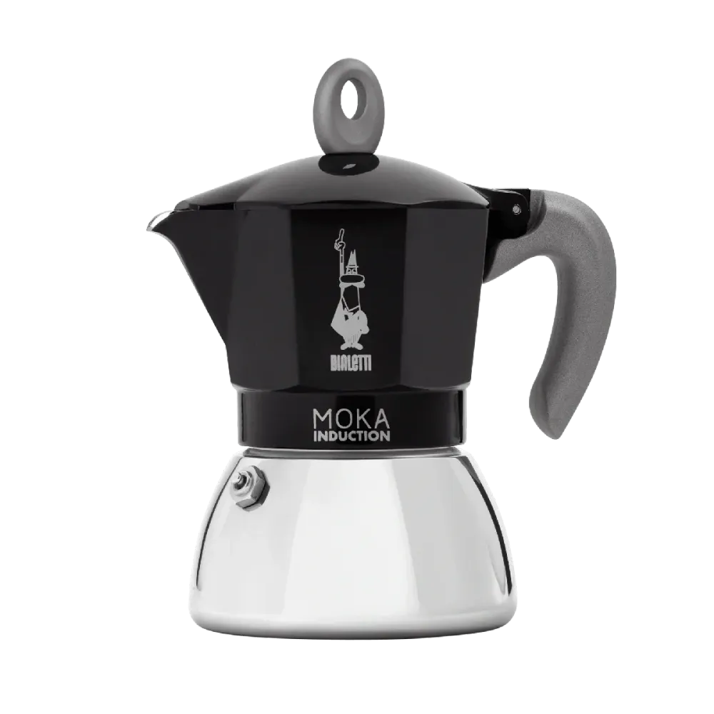 Bialetti New Moka Induzione 6 Tazze Nero