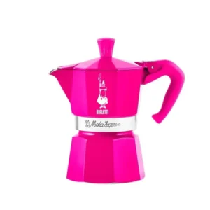 Bialetti Caffettiera Moka Express Dolce Vita Colore Fucsia 3 Tazze 130ml