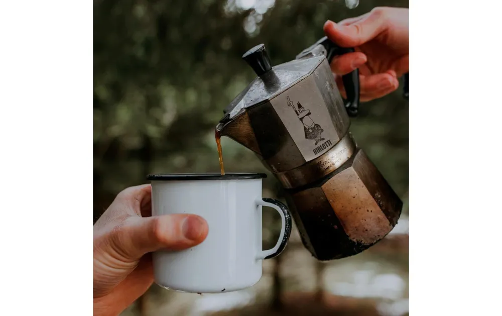 Bialetti Moka Express French Press / Caffettiera – 0,2 l, 4 tazze, alluminio