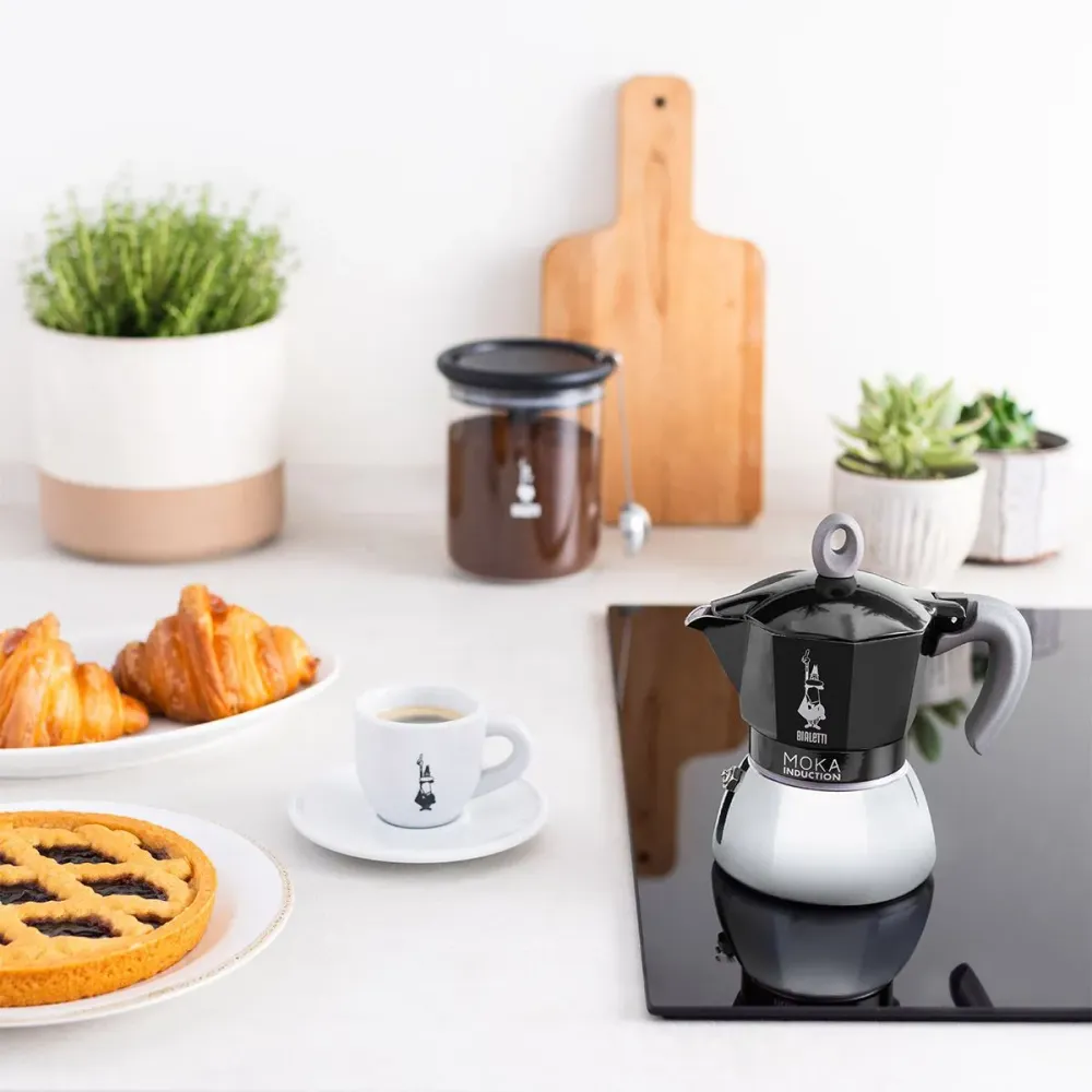 Bialetti Moka Induzione 2 Tazze Nera