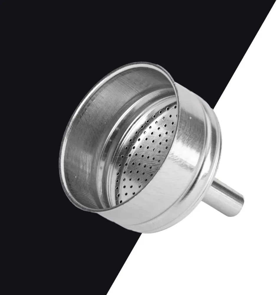 Bialetti Ricambi, Include 1 Filtro Imbuto, Compatibile con Moka Express Bialetti 4 tazze