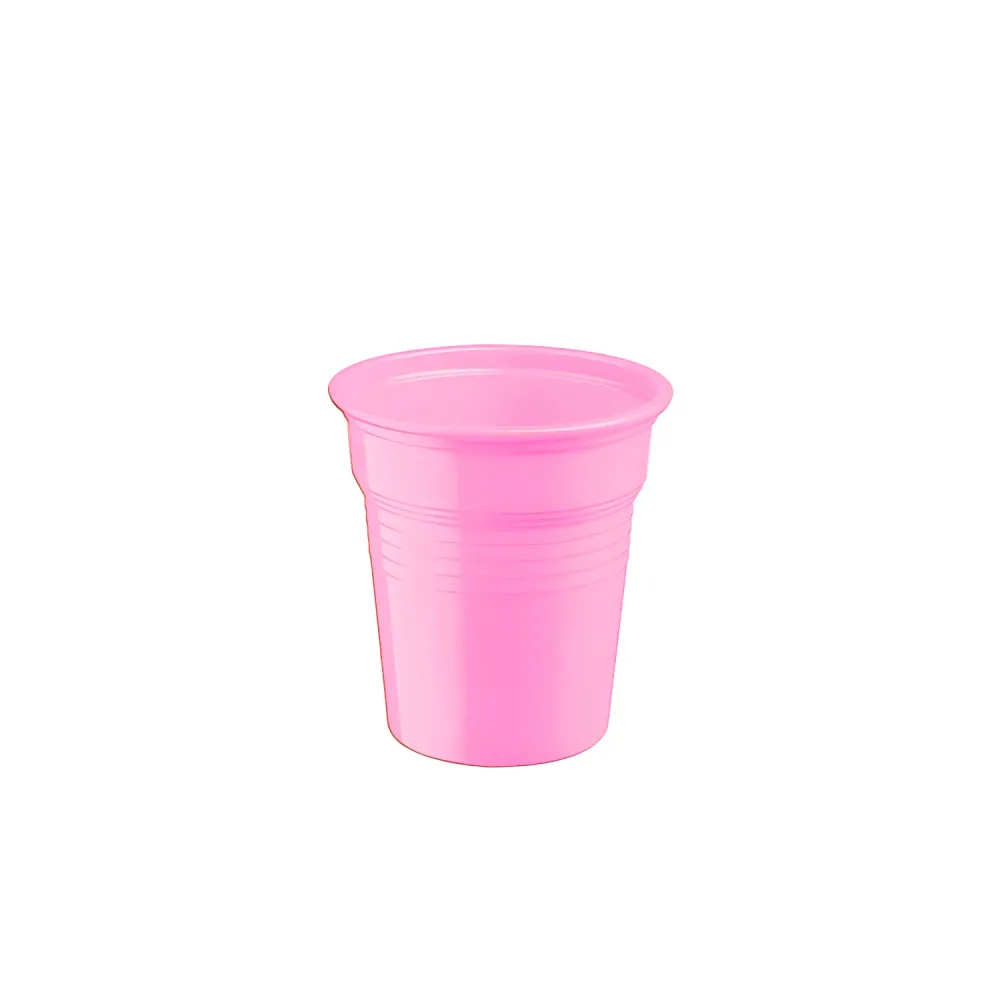 Bicchieri Plastica Riutilizzabili – Rosa 80 cc