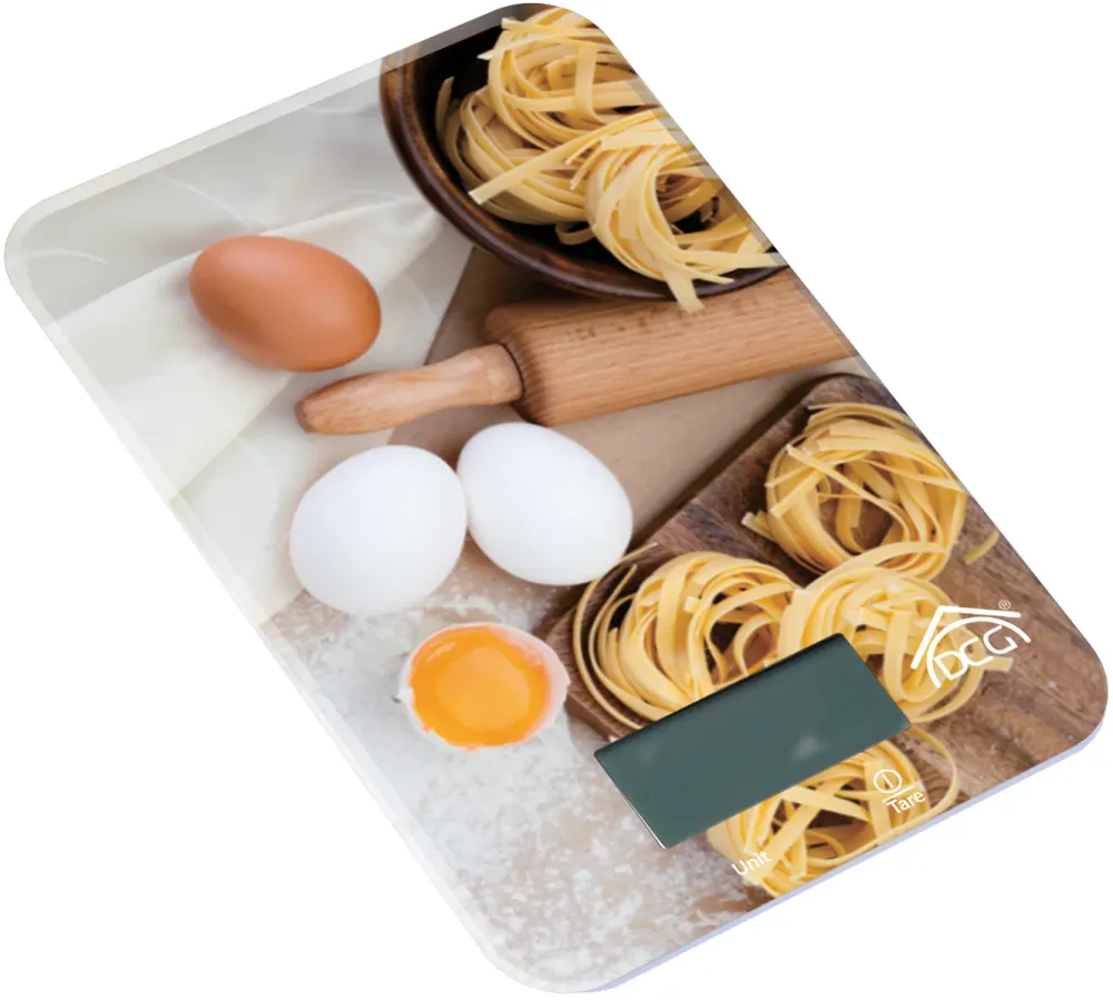 Bilancia Da Cucina Elettronica Con Base Vetro Portata Kg. 5