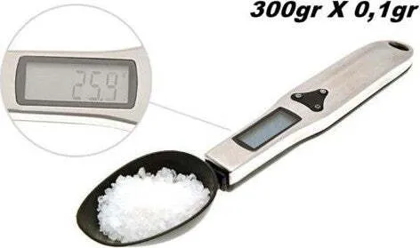 Bilancia Digitale Di Precisione Cucchiaio Con Display 300gr X 0,1gr