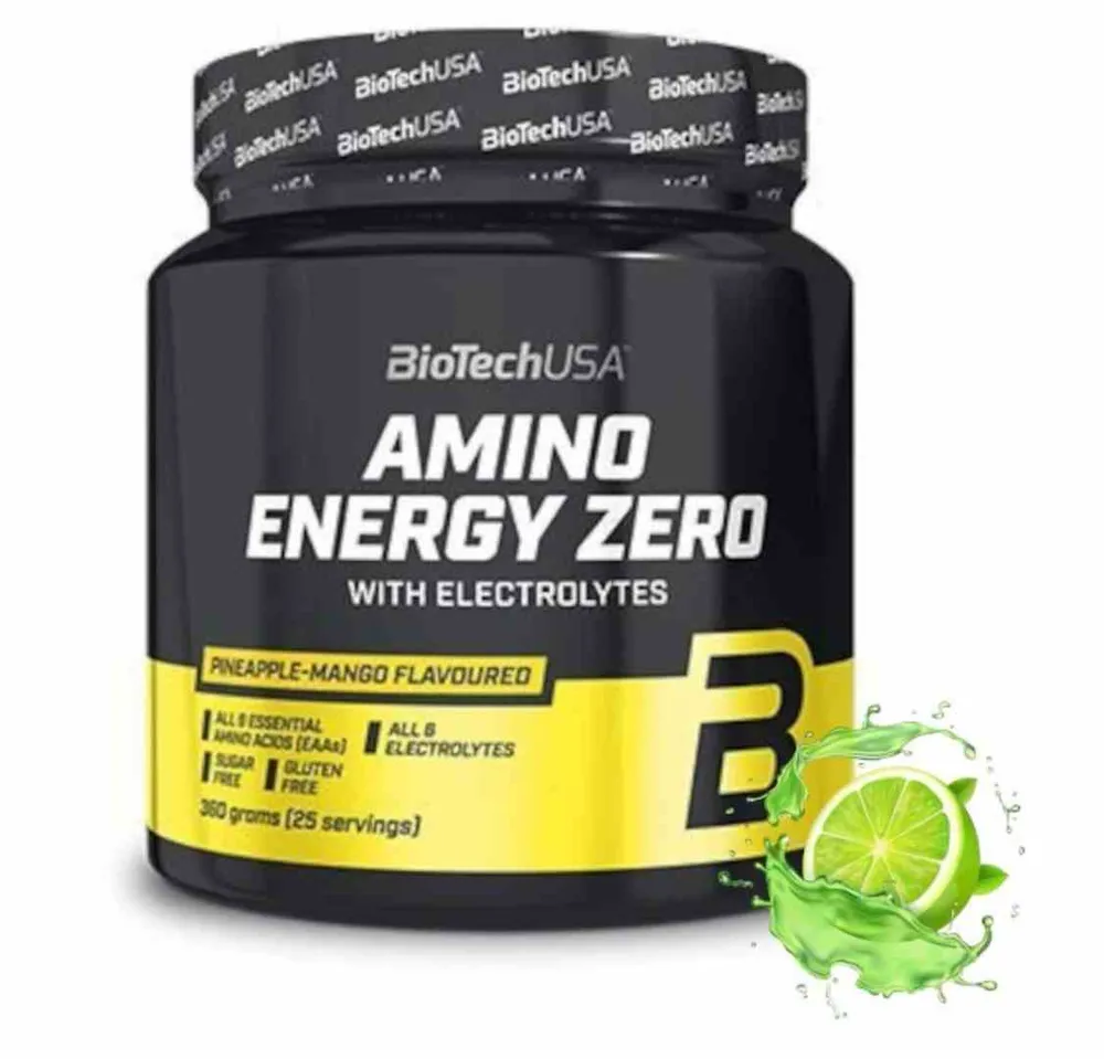BioTech USA Amino Energy zero con elettroliti 360g gusto lime