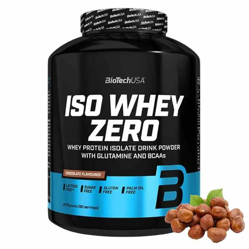 BioTech USA Iso-Molke 2270g senza lattosio con gusto di noce