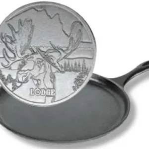 Bistecchiera tonda 26,67 cm logo alce Lodge&Seasoned
