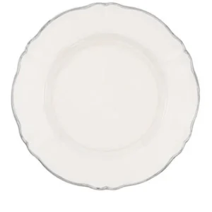 Bitossi Home Parisienne Piatto portata tondo Platino
