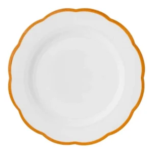 Bitossi Home Petalo Piatto portata bordo smerlato Ocra