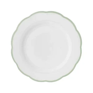 Bitossi Home Petalo Set 6 pz Piatto piano bordo smerlato Verde